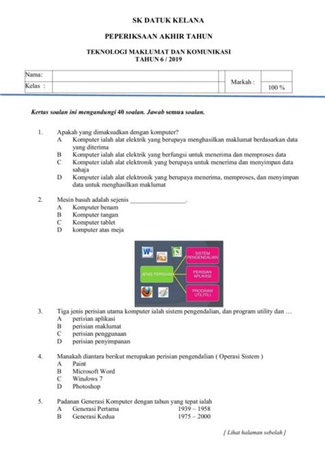 Koleksi Soalan, Latihan, Nota Ringkas Bahasa .